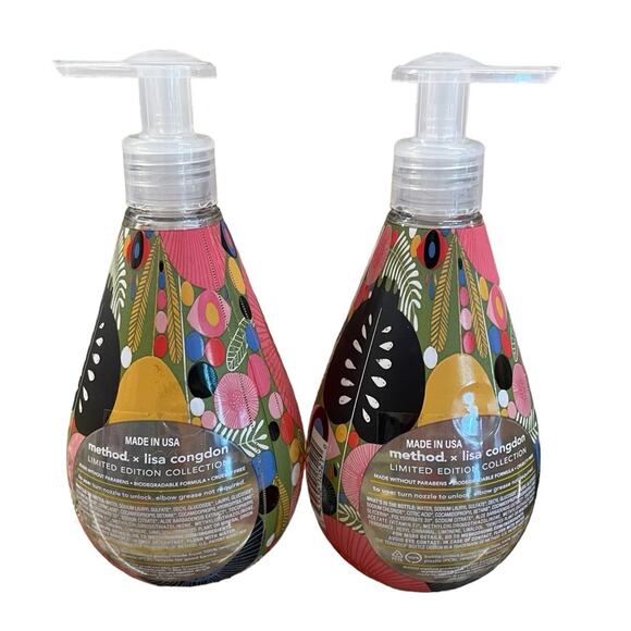 Method Hand Soap Foaming Wild Dewberry Lot Of‎ 2 Lisa Congdon New - Picture 2 of 2